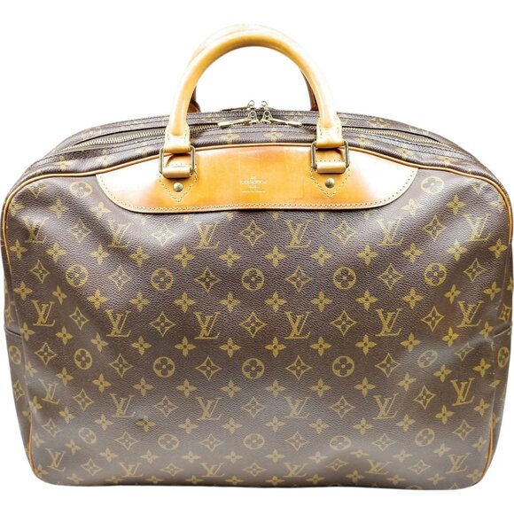 512440BU (S6) Louis Vuitton Travel Bag Alize Brown Monogram - Picture 1 of 9